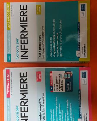 Libri studio, test e procedure Infermieristica