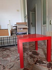 Tavolino IKEA Lack rosso – 55x55x45 cm