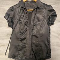 Camicia lucida nera Zara