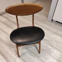 1966 sedia modello da pranzo design danese