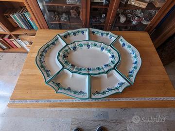 Servizio di porcellana per antipasti 