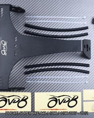 Portatarga DUCATI SBK 848 / 1098 / 1198 2007 2012