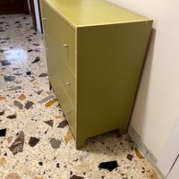 Mobile cassettiera verde buone condizioni
