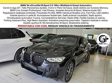 BMW X4 20d M-Sport Tetto Navi CAM LED Clima3Zone