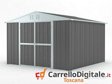 Box struttura lamiera Acciaio 327x307 grigio scuro