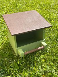 Casetta Mangiatoia Uccelli Legno