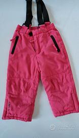 pantalone bambina neve 2 anni 