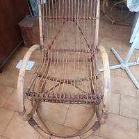 Poltrone a dondolo in bambù 
