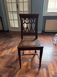 Sedie in paglia di vienna
