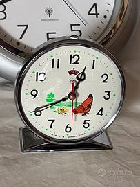 SVEGLIA VINTAGE ANIMATA GALLINA DIAMOND 05/97
