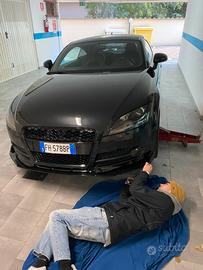 Lama sotto paraurti univerale montata su TT mk2
