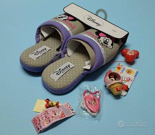 Lotto Minnie ciabattine bambina portachiavi gadget