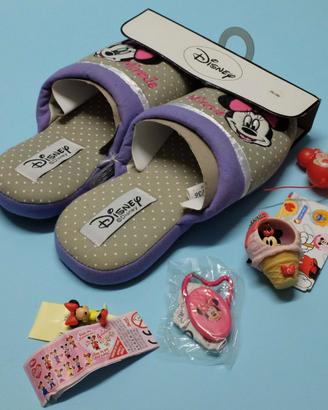 Lotto Minnie ciabattine bambina portachiavi gadget