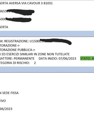 Attività somministrazione