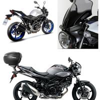 Suzuki Sv 650 A accessori valigie scarico pedane