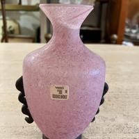 Vetro di Murano: anforetta rosa