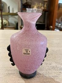Vetro di Murano: anforetta rosa