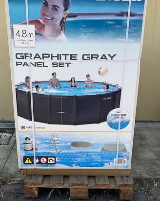 Piscina intex 4.8 m rotonda