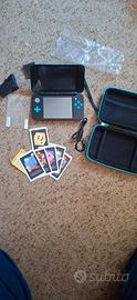 LEGGI DESCR. New 2DS XL Nero/Turchese + Accessori 