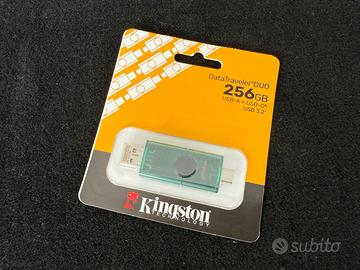 Kingston DataTraveler Duo 256GB USB-C + USB-A USB