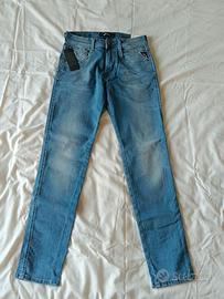 Jeans Replay Anbass Hyperflex Laserblast W27 L30 N
