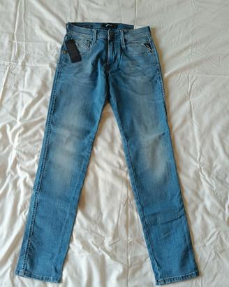 Jeans Replay Anbass Hyperflex Laserblast W27 L30 N