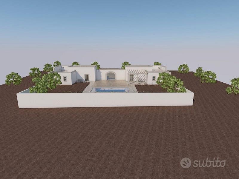 Terreno con progetto approvato - Vista 2