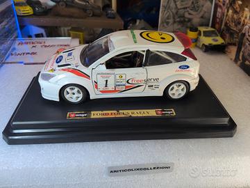 Ford Focus Rally Bburago 1:24. #1 Ford racing 
