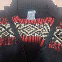 cardigan con cerniera desigual