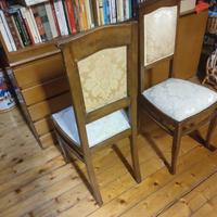 Coppia sedia d’epoca  noce