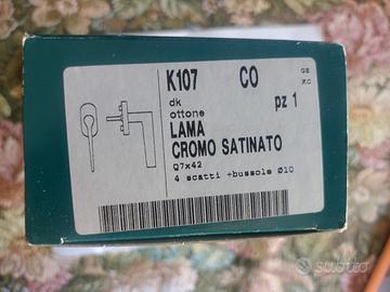 maniglie cromate satinate Olivari