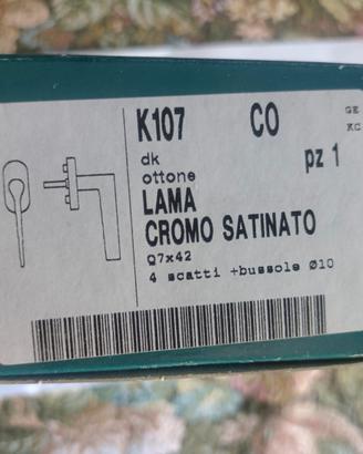 maniglie cromate satinate Olivari