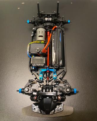 Tamiya TT02 1:10 rc + scocca Porsche gt3r