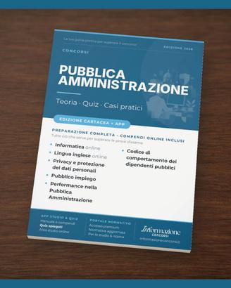Manuale Concorso PA Informatica e Inglese Completa