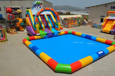 Scivolo Gonfiabile Acquatico x Villaggi Turistici