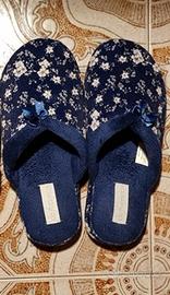 PANTOFOLE DONNA DE FONSECA DISEGNO FLOREALE