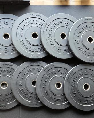 Set dischi bumper Lacertosus Training 200 kg