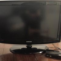 TV lcd Samsung 26" +  decoder DVB-T2
