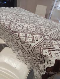 tovaglia fine 800 quadrato bianca misura 180 x160 