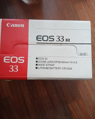 Canon Eos 33 Reflex kit completo 