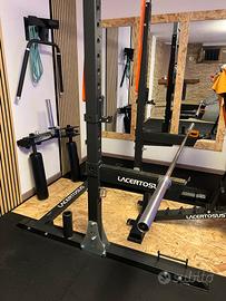 Half Rack Pro Lacertosus + Safety Arms