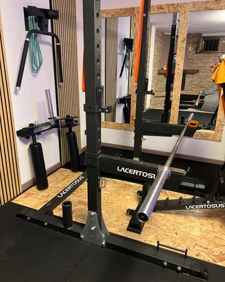 Half Rack Pro Lacertosus + Safety Arms
