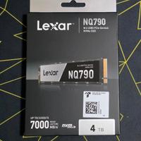 SSD 4TB LEXAR NUOVO CON I SIGILLI MAI APERTO 