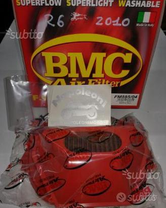 Yamaha R6 2010 filtro aria