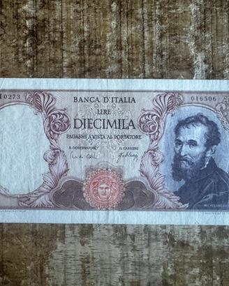 10.000 Lire Michelangelo Carli - Pacini SPL+