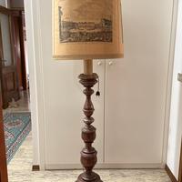 Piantana antica con 3 punti luce