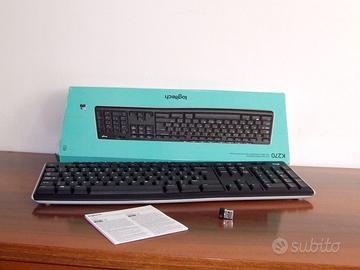 Logitech K270 Tastiera  Wireless, Nero - Nuovo