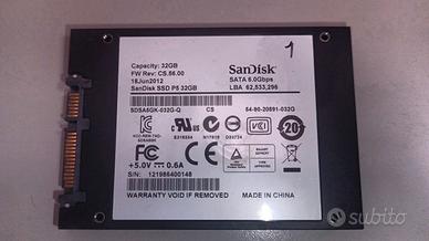 SanDisk SSD U100 32GB   codice 1