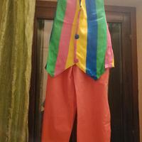 Vestito Costume di Carnevale Clown taglia S/M