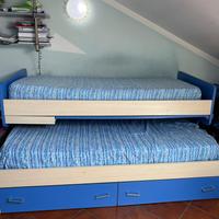 LETTO SCORREVOLE CON MATERASSI INCLUSI